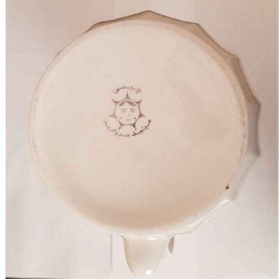 Porcelain Pitcher Checkered Design