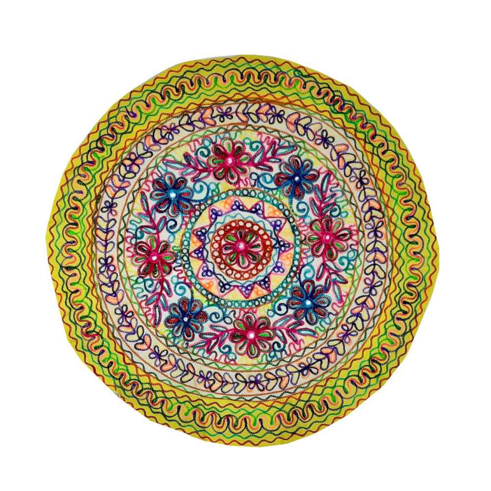 Hand Embroidered Round Tablecloth Model Tala