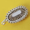 Persian Silver Pendant with Turquoise Gemstone Maha