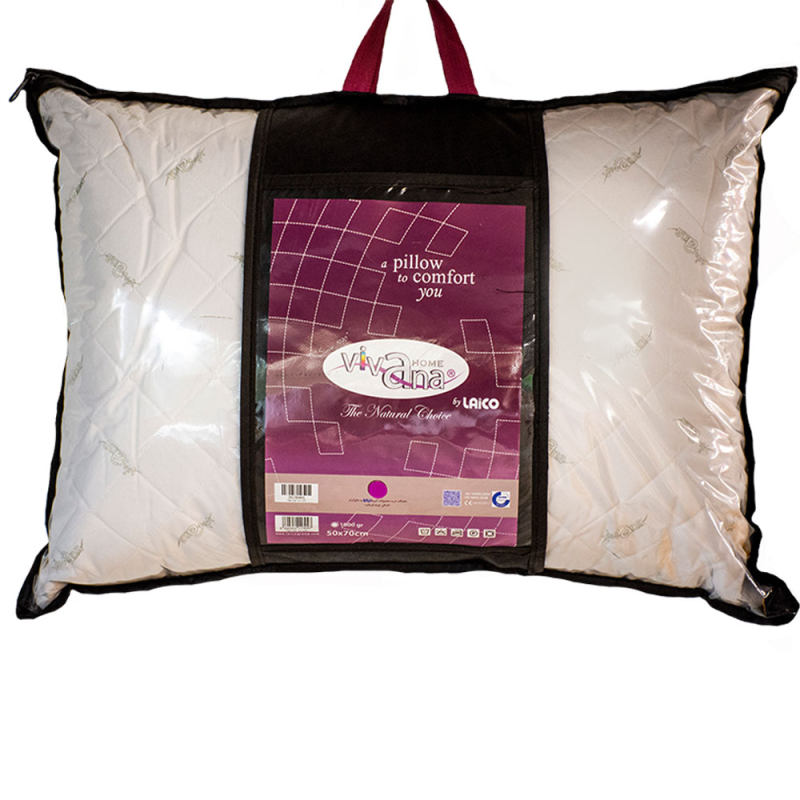 Restful Comfort Bed Pillow – Super Soft Cotton Cover Model Laico (2x)