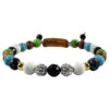 Beaded Bracelet for Men and Women – Rainbow Design