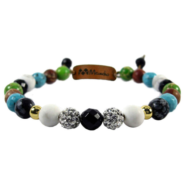 Beaded Bracelet for Men and Women – Rainbow Design