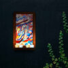 Persian Wooden Tealight Wall Sconce Calligraphy (x2)