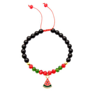 Women’s Beaded Bracelet Model Watermelon