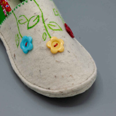 Persian Felt Slippers – Chic and Cozy