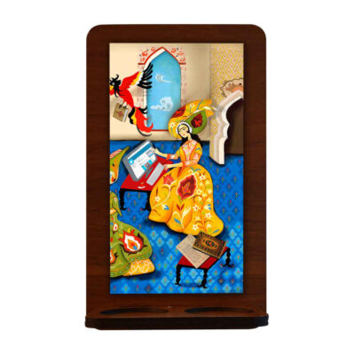 Persian Wooden Tealight Wall Sconce Bita (x2)