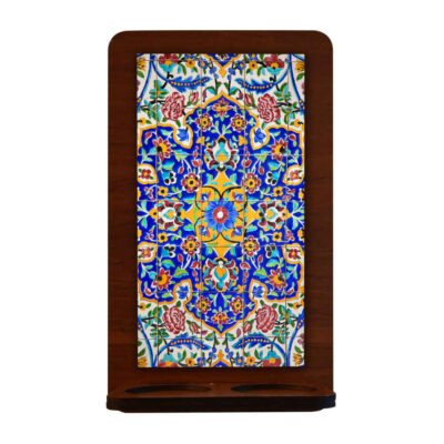 Persian Wooden Tealight Wall Sconce Tile (x2)