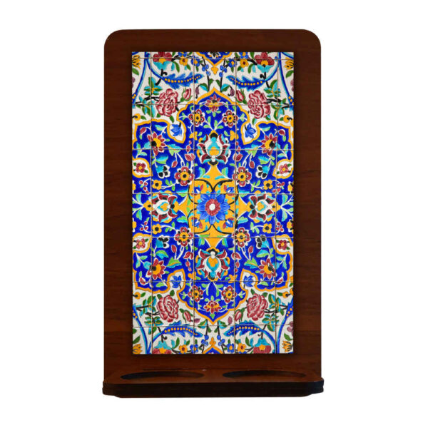 Persian Wooden Tealight Wall Sconce Tile (x2)