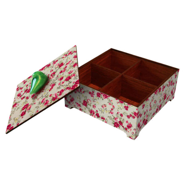 Bahar Wooden Candy Organizer Box