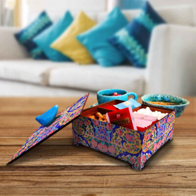Mosque Design Wooden Candy Organizer Box