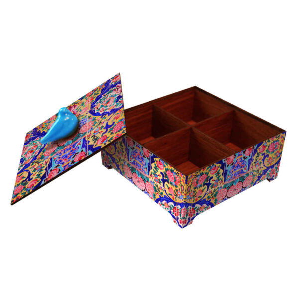 Mosque Design Wooden Candy Organizer Box