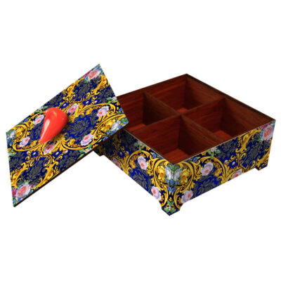 Wooden Candy Organizer Box Model Raika