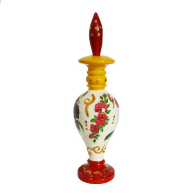 Persian Surma Dani Container for Keeping Kohl Made of Wood (x2)