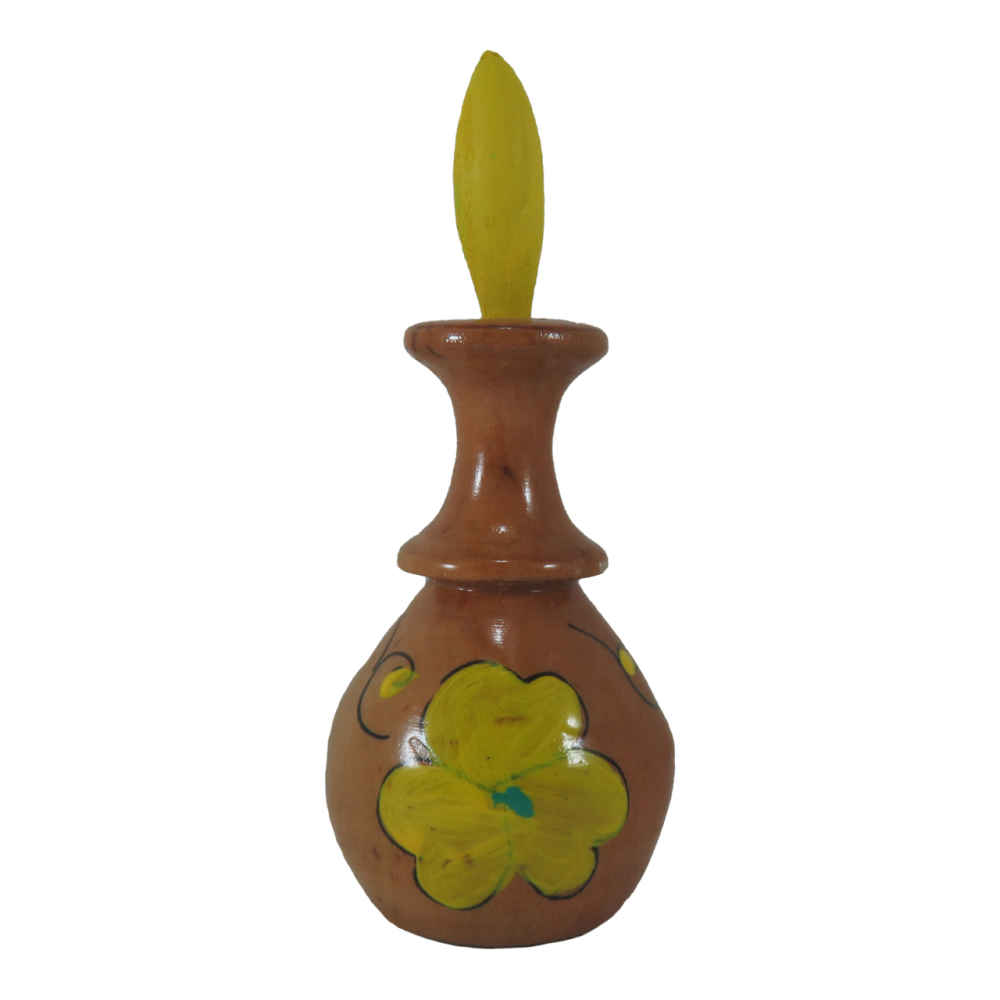 Persian Surma Dani Container for Keeping Kohl Made of Wood Roham (x2)
