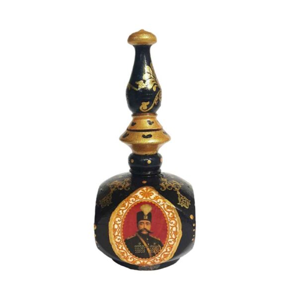 Persian Surma Dani Container for Keeping Kohl Made of Wood Shah Abbasi (x2)