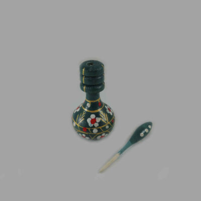 Persian Surma Dani Container for Keeping Kohl Made of Wood Sonati (x2)