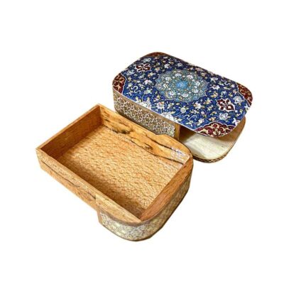 Persian Wooden Playing Card Box – Khatam Enameled