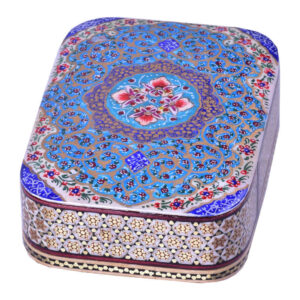 Wooden Playing Card Box Model Khatamkari Flower