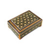 Wooden Business Card Box Inspired by Persian Khatamkari Art Star