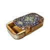 Persian Wooden Playing Card Box - Khatam Enameled Tazhib