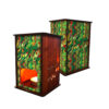 Persian Wooden Tealight Lantern Nowruz (x2)