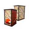 Persian Wooden Tealight Lantern Birds (x2)