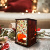Persian Wooden Tealight Lantern Birds (x2)