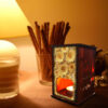 Persian Wooden Tealight Lantern Flower (x2)