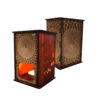 Persian Wooden Tealight Lantern Gonbad (x2)