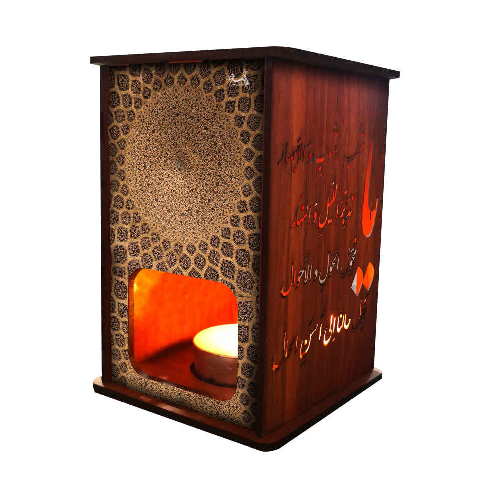 Persian Wooden Tealight Lantern Gonbad (x2)