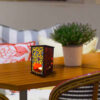 Persian Wooden Tealight Lantern Tile (x2)