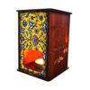 Persian Wooden Tealight Lantern Tile (x2)
