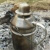 Lightweight 0.8-Liter Outdoor Camping Kettle – Compact and Ideal for Campfires