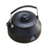 Lightweight 0.9-Liter Outdoor Camping Kettle – Compact Design for Campfires