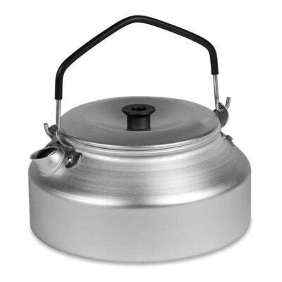 Lightweight 0.9-Liter Outdoor Camping Kettle – Efficient for Campfires