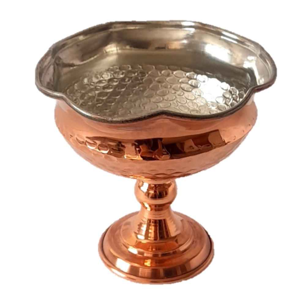 Copper Haftseen Set Dishes with Mirror suitable for Nowruz Afra