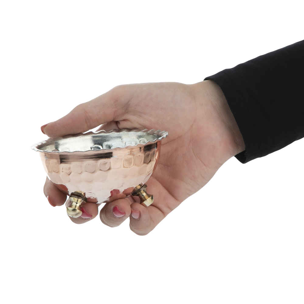 Copper Haftseen Set Dishes suitable for Nowruz Celebration Borna