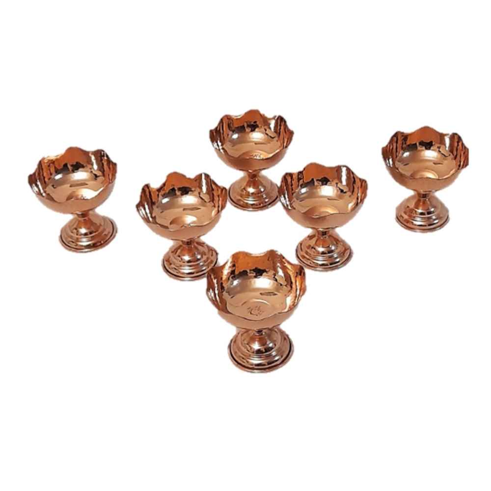 Copper Haftseen Set Dishes with Mirror suitable for Nowruz Tashir
