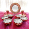 Copper Haftseen Set Dishes with Mirror suitable for Nowruz Vanisha