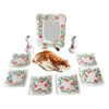 Haftseen Set Dishes with Mirror suitable for Nowruz Bahari (10 Pcs)