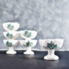 Haftseen Set Dishes with Mirror suitable for Nowruz Firoozeh (10 Pcs)