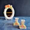 Haftseen Set Dishes with Mirror suitable for Nowruz Golbahar (10 Pcs)
