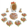 Haftseen Set Dishes with Mirror suitable for Nowruz Golbahar (10 Pcs)