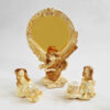 Haftseen Set Dishes with Mirror suitable for Nowruz Parsa (10 Pcs)