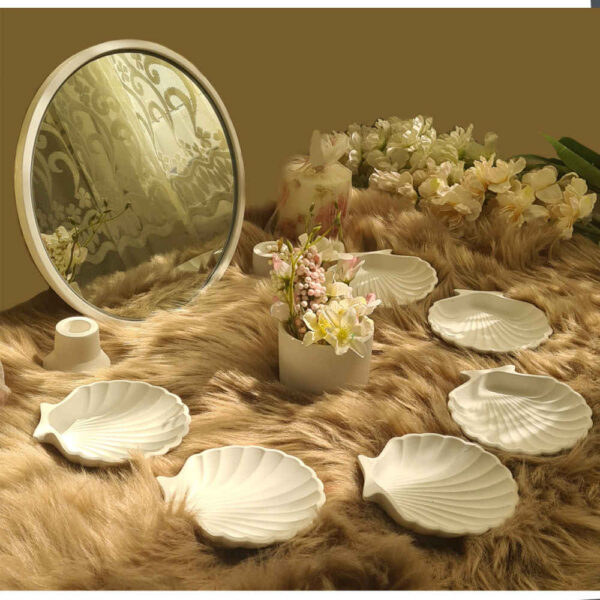 Haftseen Set Dishes with Mirror suitable for Nowruz Sadaf