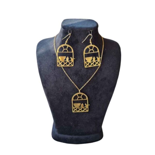 Persian Morghe Amin Jewelry Set Model Bita