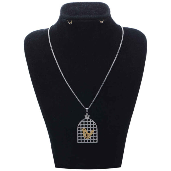 Persian Steel Necklace Minimalist for Women Morghe Amin