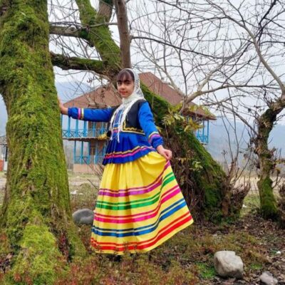 Persian Girl’s Traditional Gilaki Clothing Set