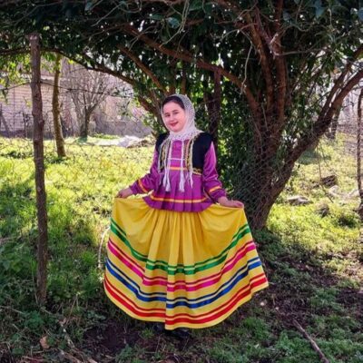Persian Girl’s Traditional Gilaki Clothing Set