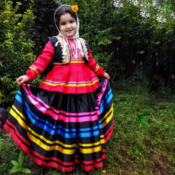 Persian Girl’s Traditional Gilaki Clothing Set